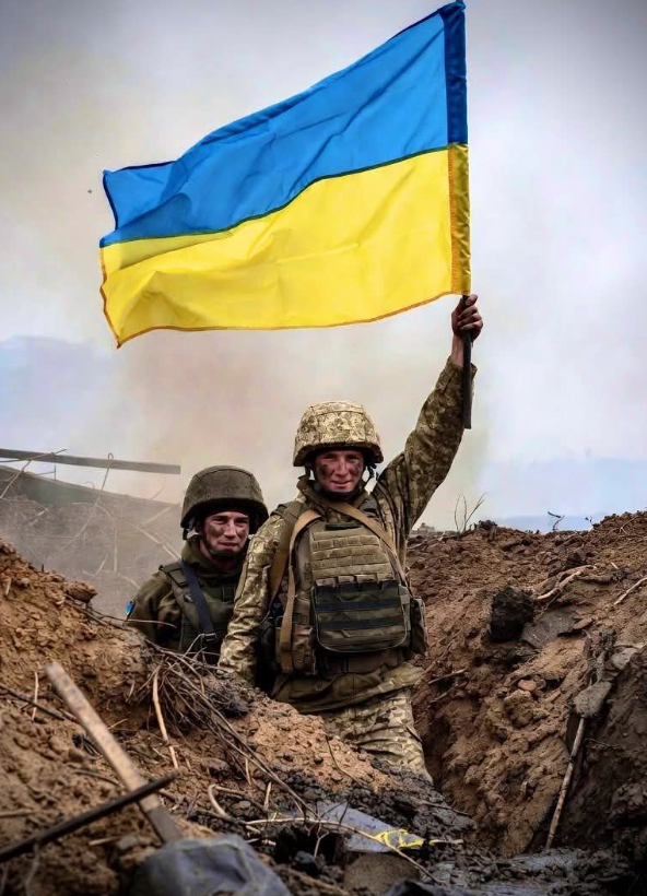 People around the world showing solidarity with Ukraine